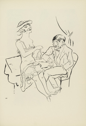 George Grosz. Plate 22 from Ecce Homo. 1922-1923 (reproduced drawings and watercolors executed 1915-22)