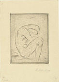 Wilhelm Lehmbruck. Penitent (Büßer). (1912, printed 1920)