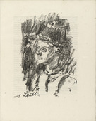 Lovis Corinth. Two Peasants after William Leibl (Zwei Bauern nach Wilhelm Leibl) (plate facing page 44) from Gesammelte Schriften (Collected Writings). 1920
