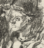 Lovis Corinth. Two Peasants after William Leibl (Zwei Bauern nach Wilhelm Leibl) (plate facing page 44) from Gesammelte Schriften (Collected Writings). 1920