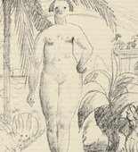 Walther Teutsch. Untitled (plate, page 177) from the periodical Münchner Blätter für Dichtung und Graphik, vol. 1, no. 11/12 (December 1919). 1919
