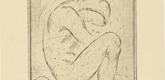 Wilhelm Lehmbruck. Penitent (Büßer). (1912, printed 1920)