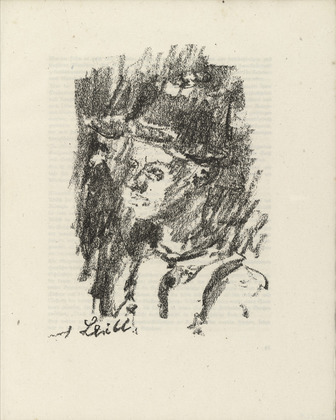Lovis Corinth. Two Peasants after William Leibl (Zwei Bauern nach Wilhelm Leibl) (plate facing page 44) from Gesammelte Schriften (Collected Writings). 1920