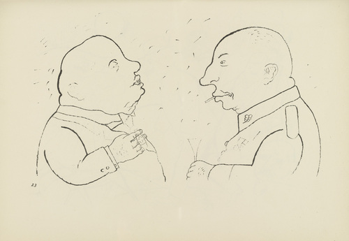 George Grosz. Plate 23 from Ecce Homo. 1922-1923 (reproduced drawings and watercolors executed 1915-22)