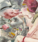 George Grosz. .a (recto): Circe .b (verso): Untitled. 1927