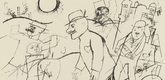 George Grosz. Plate 24 from Ecce Homo. 1922-1923 (reproduced drawings and watercolors executed 1915-22)