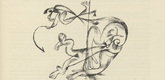 Paul Klee. The Nightmare (Der schreckliche Traum) (plate, page 185) from the periodical Münchner Blätter für Dichtung und Graphik, vol. 1, no. 11/12 (December 1919). 1919