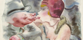 George Grosz. .a (recto): Circe .b (verso): Untitled. 1927