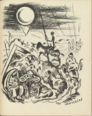 Richard Seewald. To the Wayfarers (Den Wanderern) (plate, page 189) from the periodical Münchner Blätter für Dichtung und Graphik, vol. 1, no. 11/12 (December 1919). 1919