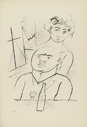 George Grosz. Plate 25 from Ecce Homo. 1922-1923 (reproduced drawings and watercolors executed 1915-22)