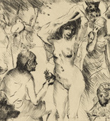 Lovis Corinth. Judgement of Paris (Urteils des Paris) from Classical Legends (Antike Legenden). 1919