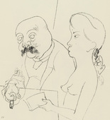 George Grosz. Plate 26 from Ecce Homo. 1922-1923 (reproduced drawings and watercolors executed 1915-22)