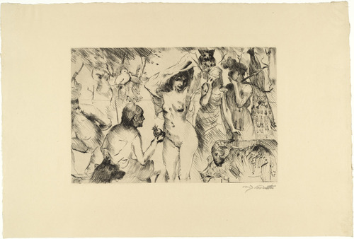 Lovis Corinth. Judgement of Paris (Urteils des Paris) from Classical Legends (Antike Legenden). 1919