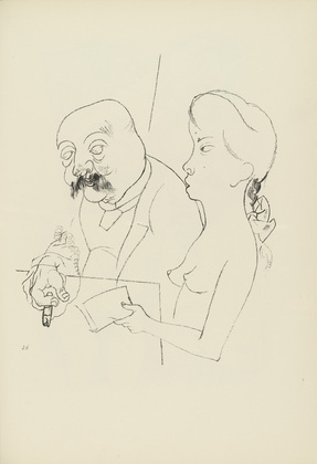 George Grosz. Plate 26 from Ecce Homo. 1922-1923 (reproduced drawings and watercolors executed 1915-22)
