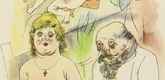 George Grosz. Plate V from Ecce Homo. 1922-1923 (reproduced drawings and watercolors executed 1915-22)