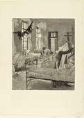 Max Klinger. Plague (Pest) (plate 5) for the portfolio On Death, Part II, Opus XIII (Vom Tode, Zweiter Teil, Opus XIII). 1903 (published 1904)