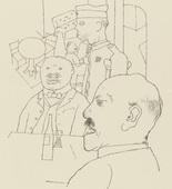 George Grosz. Plate 27 from Ecce Homo. 1922-1923 (reproduced drawings and watercolors executed 1915-22)