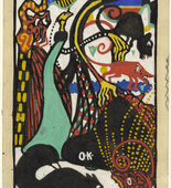 Rudolf Kalvach , Vienna. Untitled (Humorous Card) [Ohne Titel (Humoristische Karte)]. (c. 1907)