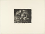 Ernst Barlach. The Crier (Der Rufende) from The Dead Day (Der tote Tag). (1910-11, published 1912)