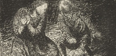 Ernst Barlach. The Crier (Der Rufende) from The Dead Day (Der tote Tag). (1910-11, published 1912)