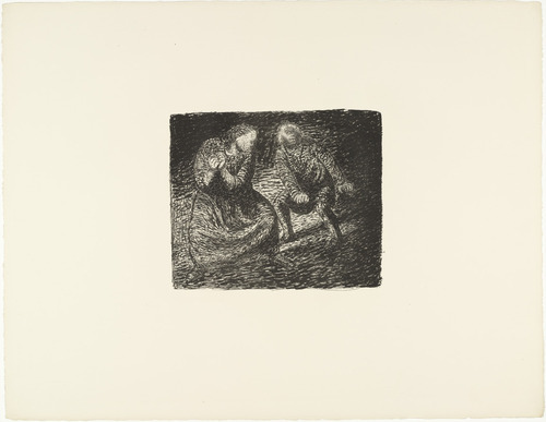 Ernst Barlach. The Crier (Der Rufende) from The Dead Day (Der tote Tag). (1910-11, published 1912)