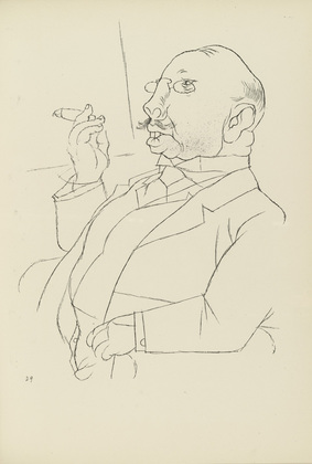 George Grosz. Plate 29 from Ecce Homo. 1922-1923 (reproduced drawings and watercolors executed 1915-22)