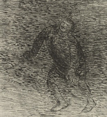 Ernst Barlach. Cry in the Fog (Ruf im Nebel) from The Dead Day (Der tote Tag). (1910-11, published 1912)