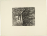 Ernst Barlach. Specter in the Fog (Erscheinung im Nebel) from The Dead Day (Der tote Tag). (1910-11, published 1912)