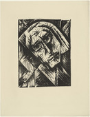 Gerhardt von Ruckteschell. Prophet  from the periodical Kündung, vol. 1, no. 1 (January 1921). 1921 (executed 1920)