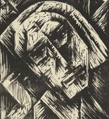 Gerhardt von Ruckteschell. Prophet  from the periodical Kündung, vol. 1, no. 1 (January 1921). 1921 (executed 1920)