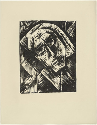 Gerhardt von Ruckteschell. Prophet  from the periodical Kündung, vol. 1, no. 1 (January 1921). 1921 (executed 1920)