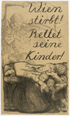 Käthe Kollwitz. Vienna Is Dying! Save Its Children! (Wien stirbt! Rettet seine Kinder!). 1920