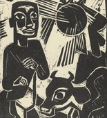 Willi Titze. The Farmer (Der Bauer) from the periodical Kündung, vol. 1, no. 1 (January 1921). 1921 (executed 1920)