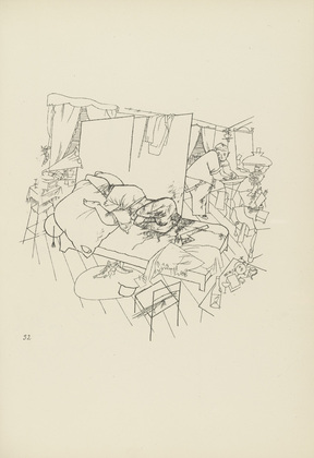 George Grosz. Plate 32 from Ecce Homo. 1922-1923 (reproduced drawings and watercolors executed 1915-22)