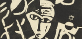 Lasar Segall. Praying Boy (Betender Knabe) from the periodical Kündung, vol. 1, no. 2 (February 1921). 1921 (executed 1920)