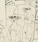 George Grosz. Plate 34 from Ecce Homo. 1922-1923 (reproduced drawings and watercolors executed 1915-22)