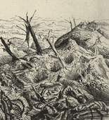 Otto Dix. Near Langemarck (February 1918) [Bei Langemarck (Februar 1918)] from The War (Der Krieg). (1924)
