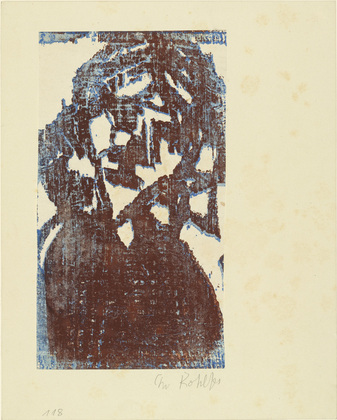 Christian Rohlfs. Head III (Christ) [Kopf III (Christus)]. (1921)