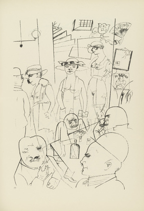 George Grosz. Plate 34 from Ecce Homo. 1922-1923 (reproduced drawings and watercolors executed 1915-22)