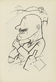 George Grosz. Plate 35 from Ecce Homo. 1922-1923 (reproduced drawings and watercolors executed 1915-22)