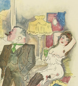 George Grosz. Plate VII from Ecce Homo. 1922-1923 (reproduced drawings and watercolors executed 1915-22)