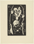 Franz Radziwill. Turning Away (Abkehr) from the periodical Kündung, vol. 1, no. 3 (March 1921). 1921 (executed 1920-21)