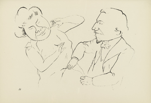 George Grosz. Plate 36 from Ecce Homo. 1922-1923 (reproduced drawings and watercolors executed 1915-22)