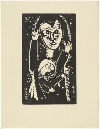 Franz Radziwill. Turning Away (Abkehr) from the periodical Kündung, vol. 1, no. 3 (March 1921). 1921 (executed 1920-21)