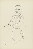 George Grosz. Plate 37 from Ecce Homo. 1922-1923 (reproduced drawings and watercolors executed 1915-22)