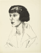 Otto Dix. Mrs. Otto Mueller (Frau Otto Mueller). 1923