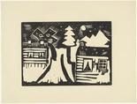 Franz Radziwill. Landscape (Landschaft) from the periodical Kündung, vol. 1, no. 3 (March 1921). 1921 (executed 1920-21)