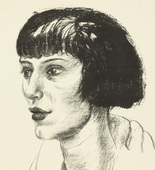 Otto Dix. Mrs. Otto Mueller (Frau Otto Mueller). 1923