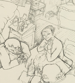 George Grosz. Plate 39 from Ecce Homo. 1922-1923 (reproduced drawings and watercolors executed 1915-22)