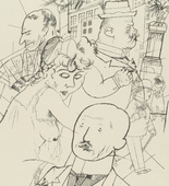 George Grosz. Plate 40 from Ecce Homo. 1922-1923 (reproduced drawings and watercolors executed 1915-22)